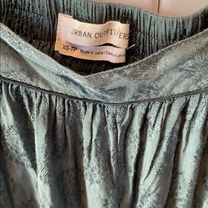 Urban Outfitters - Blueish green crinkle pants. XS